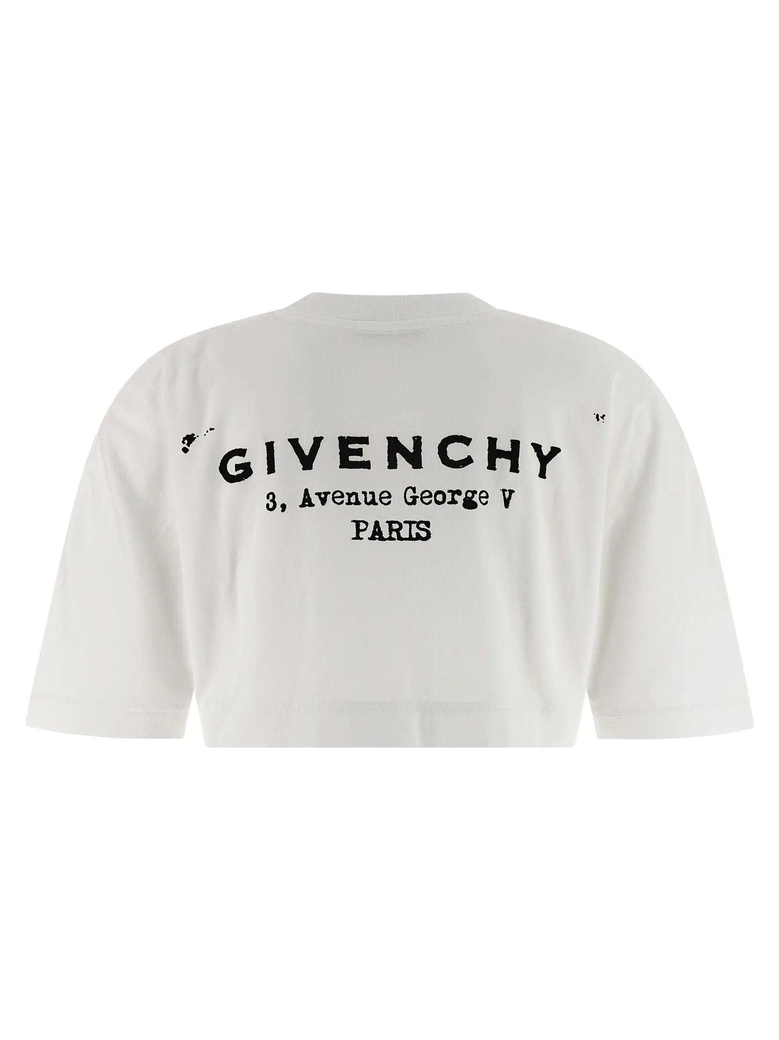 Givenchy White Cotton T-Shirt