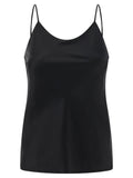 Max Mara Black Silk Tank Tops