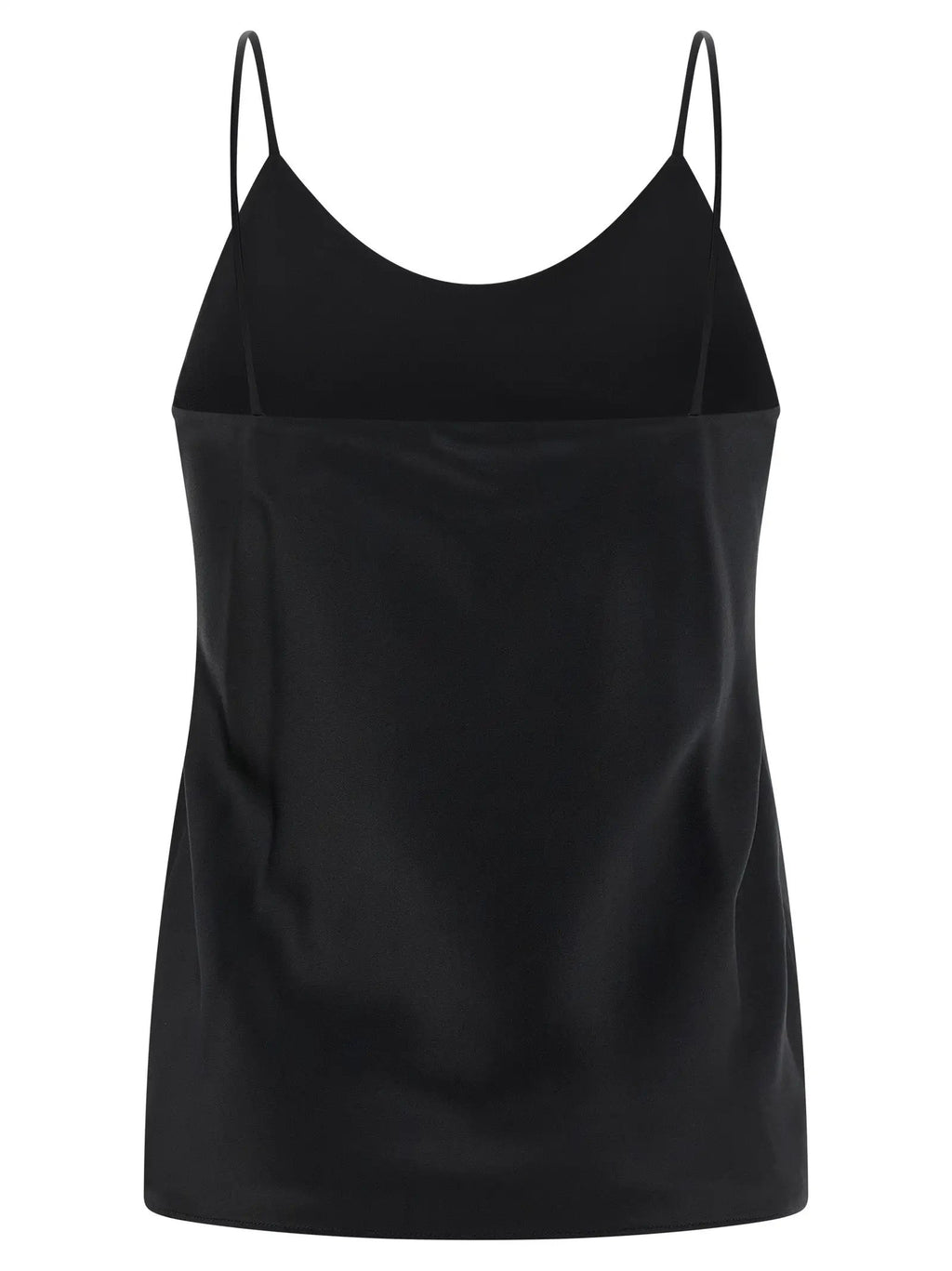 Max Mara Black Silk Tank Tops