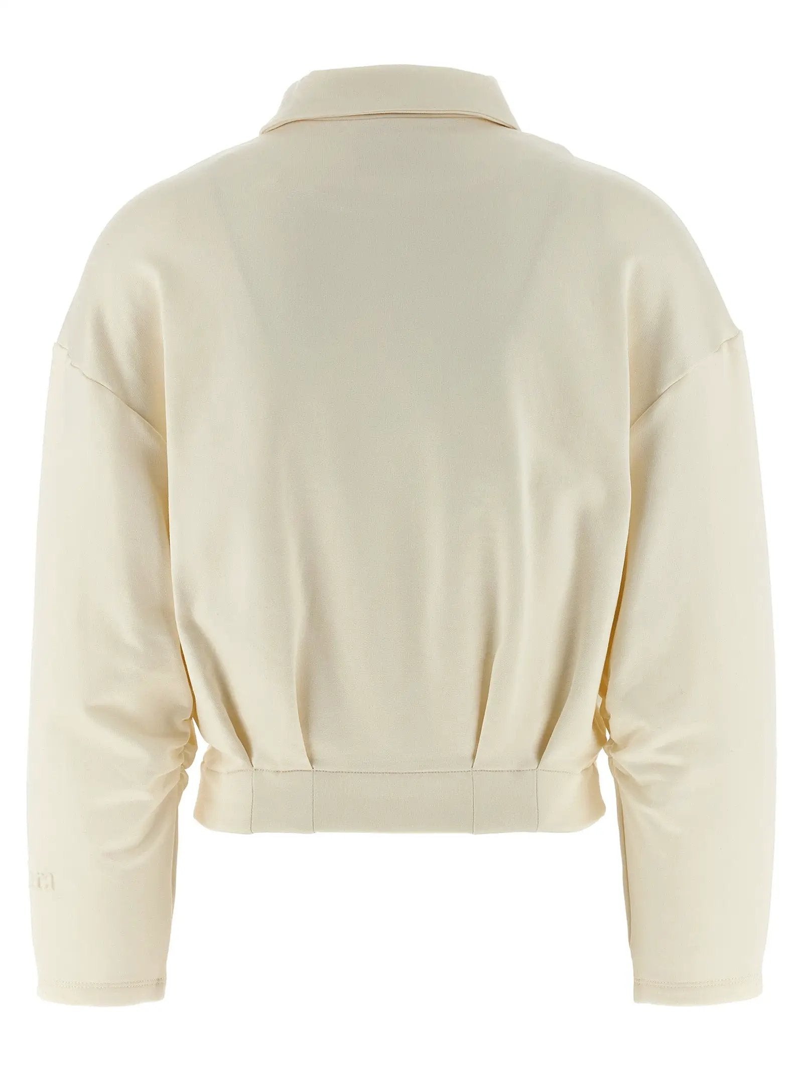Max Mara White Silk Sweatshirt