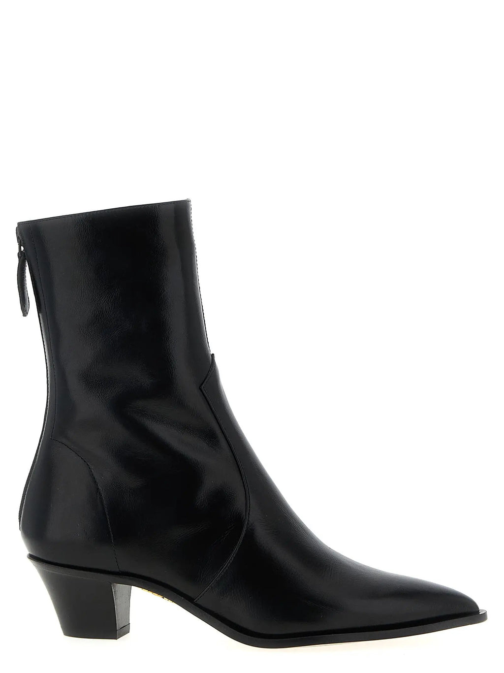 Aquazzura Black Calfskin Chelsea Boots