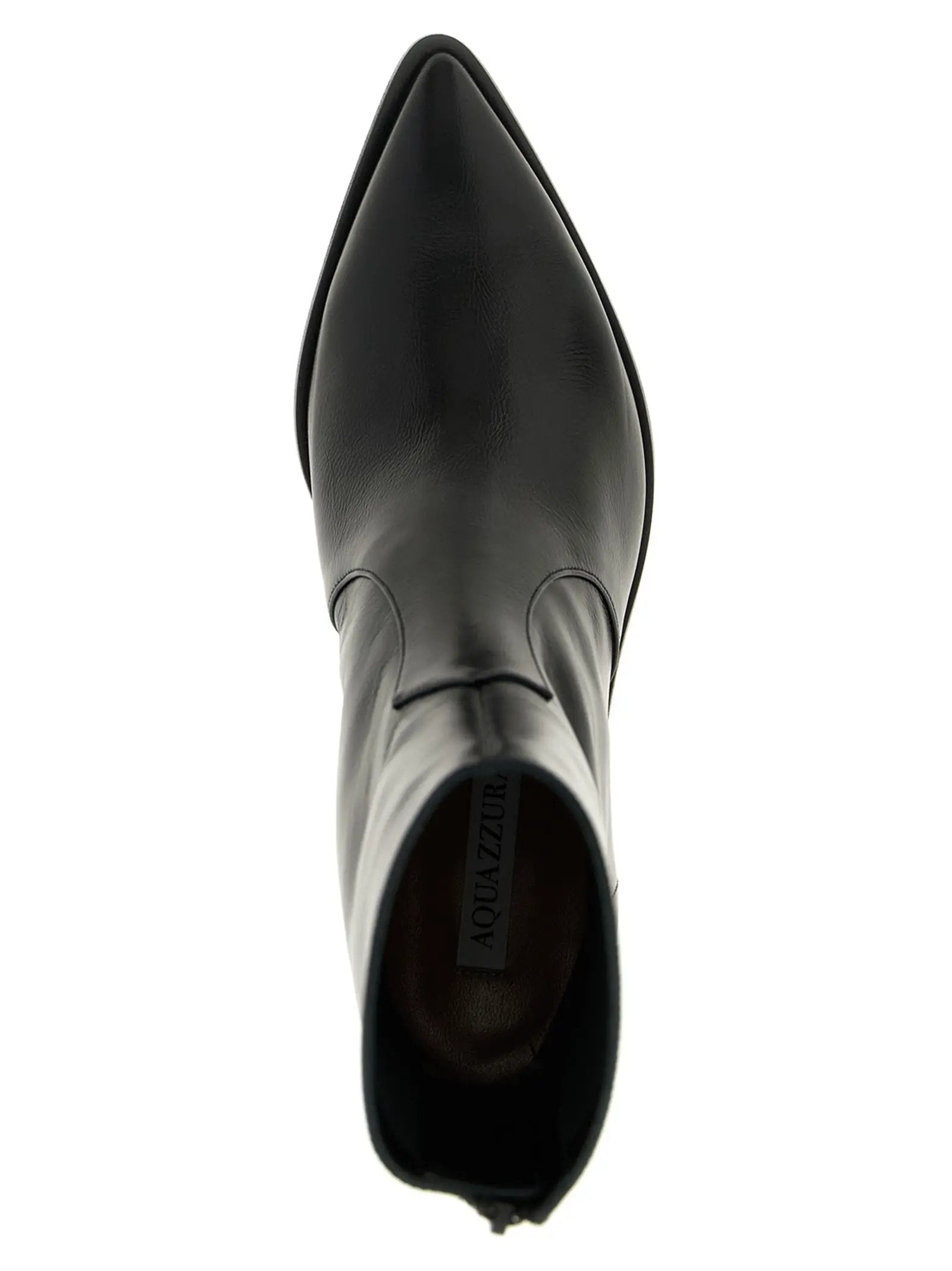Aquazzura Black Calfskin Chelsea Boots