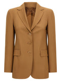 Max Mara Brown Virgin Wool Blazer
