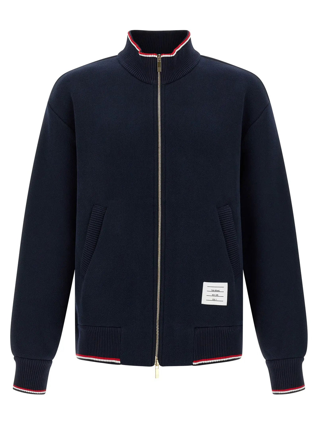 Sweat-shirt bleu en coton Thom Browne