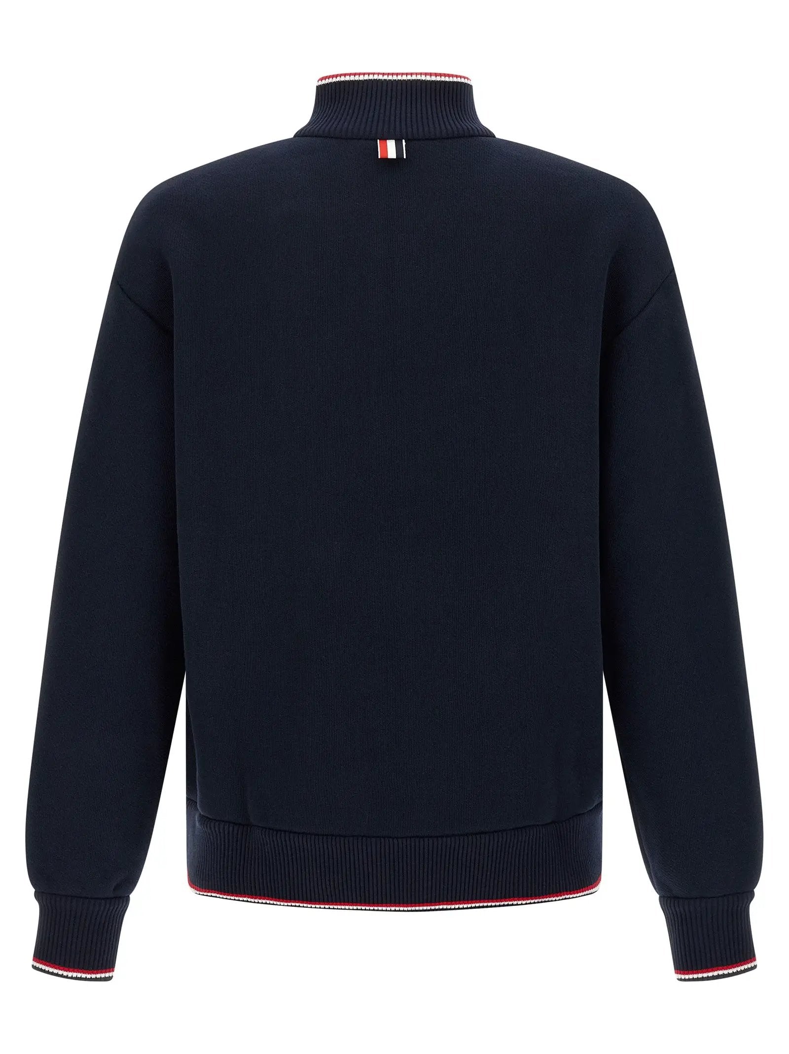 Sweat-shirt bleu en coton Thom Browne