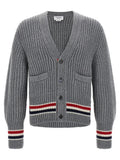 Thom Browne Gray Cashmere Cardigan