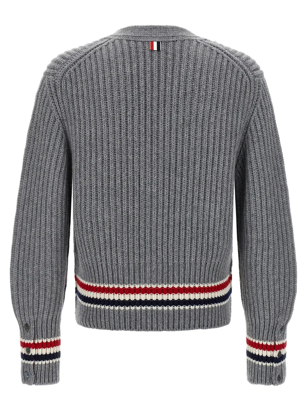 Thom Browne Gray Cashmere Cardigan