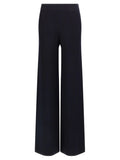 Max Mara Blue Viscose Casual Pants