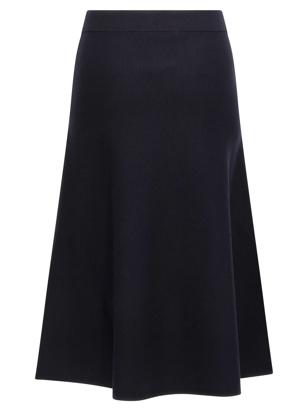 Max Mara Blue Viscose Midi Skirt