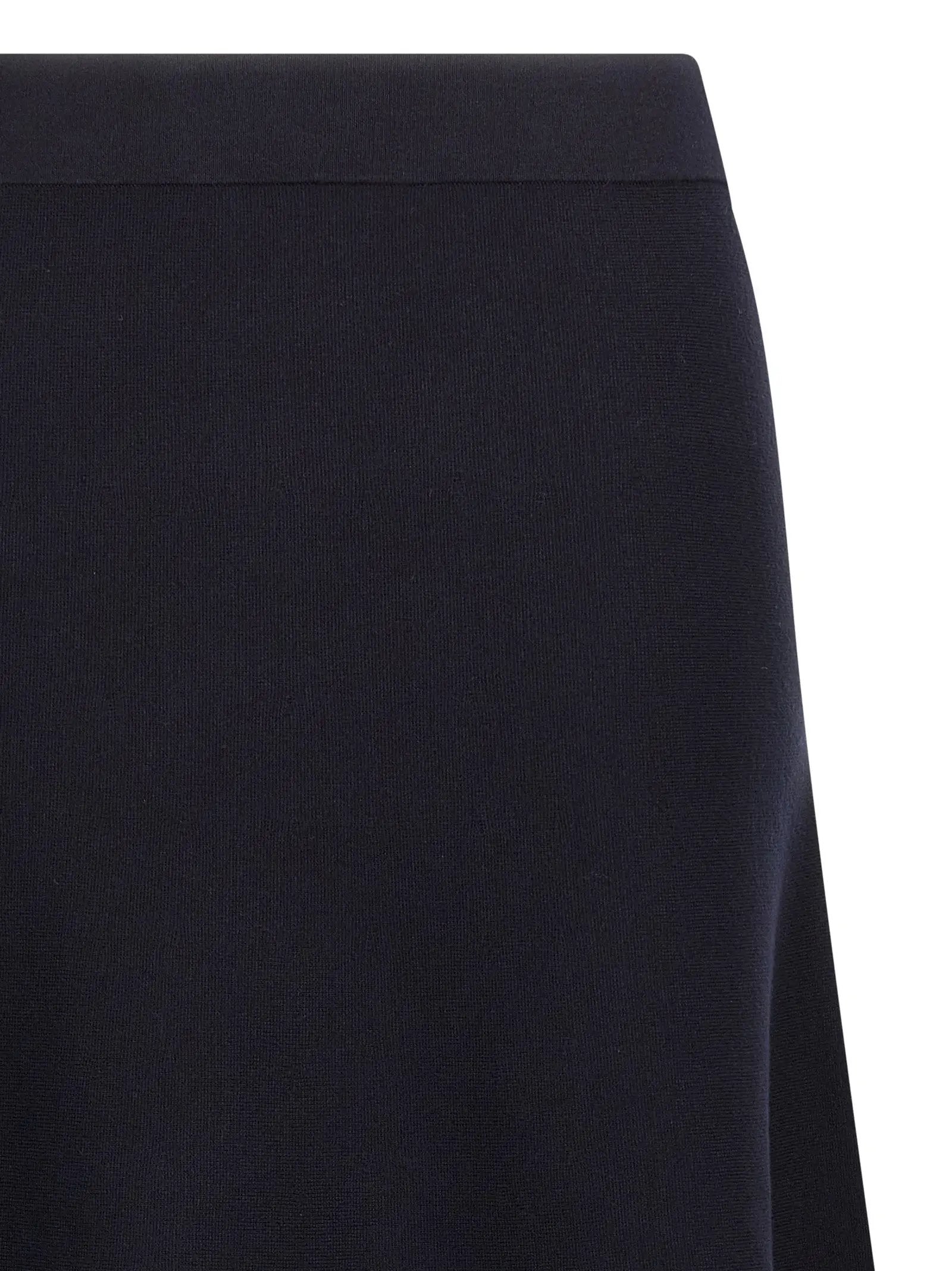 Max Mara Blue Viscose Midi Skirt