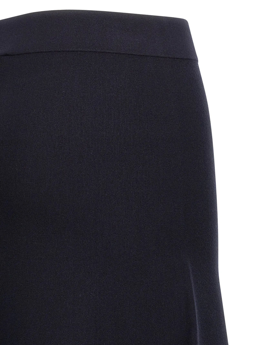 Max Mara Blue Viscose Midi Skirt