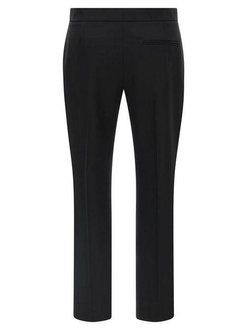 Pantalon habillé en laine noire Alexander McQueen