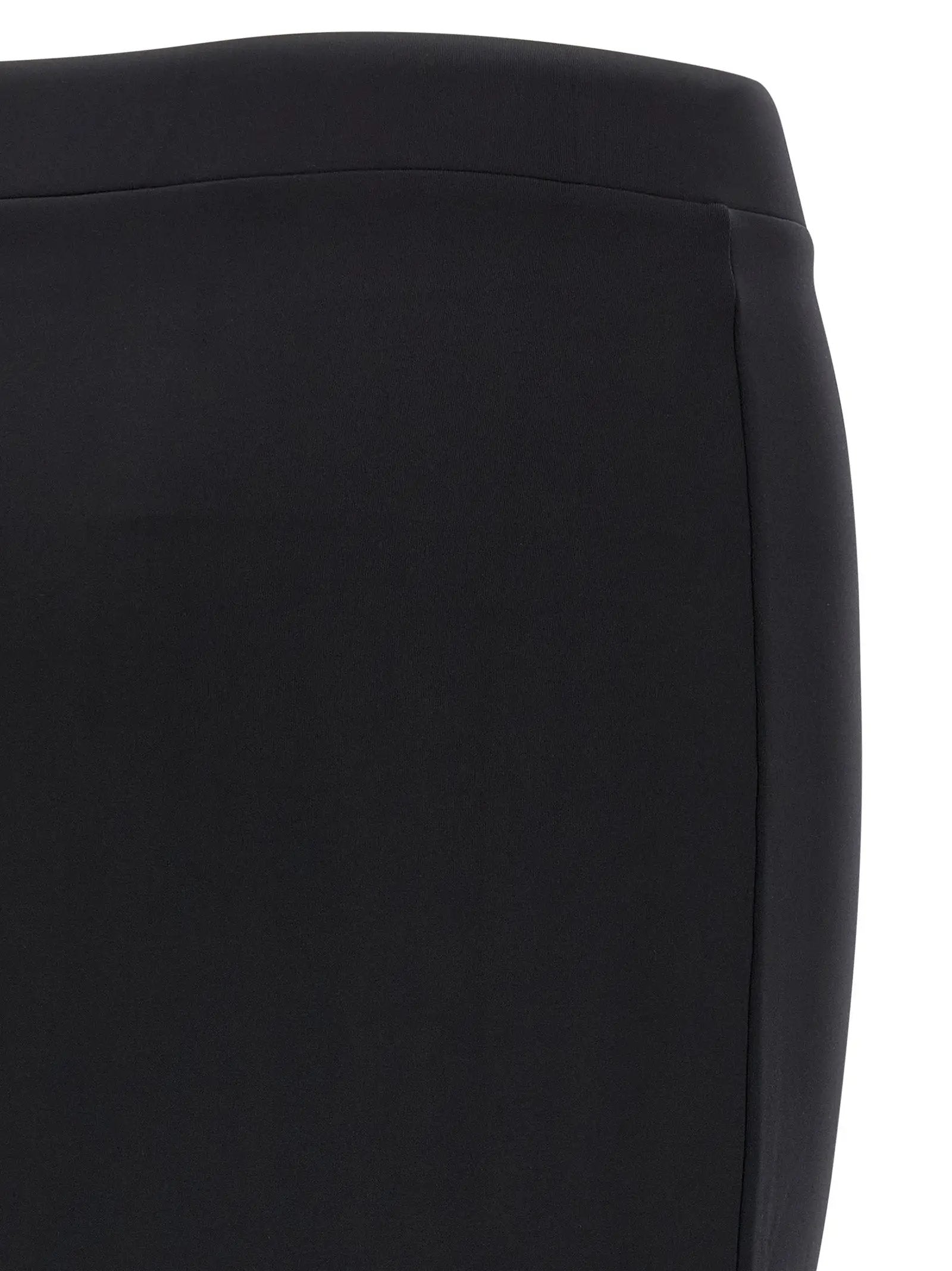 Off-White Black Polyamide Midi Skirt