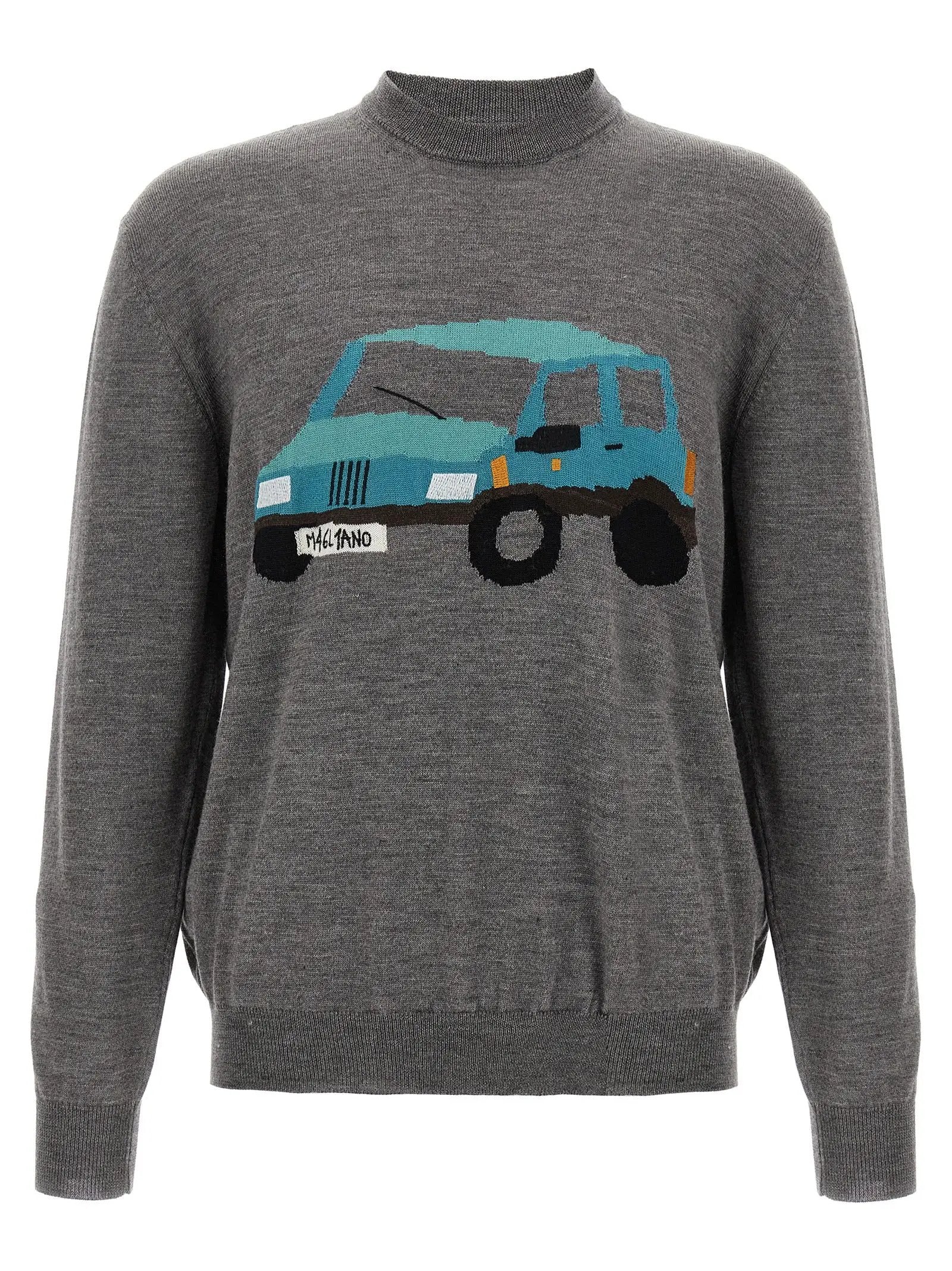 Magliano Gray Wool Cardigan