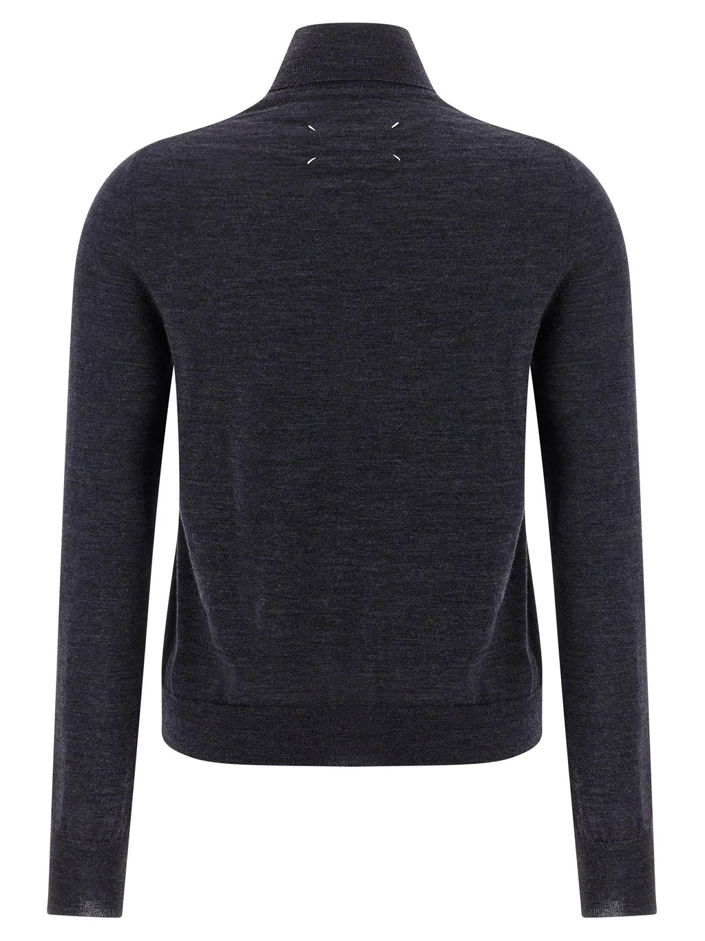 Maison Margiela Blue Wool Cardigan