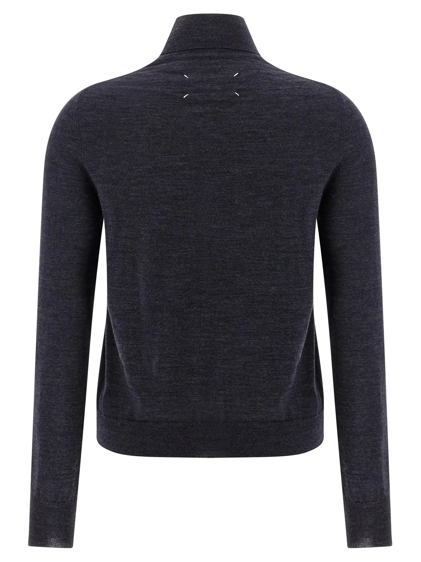 Maison Margiela Blue Wool Cardigan