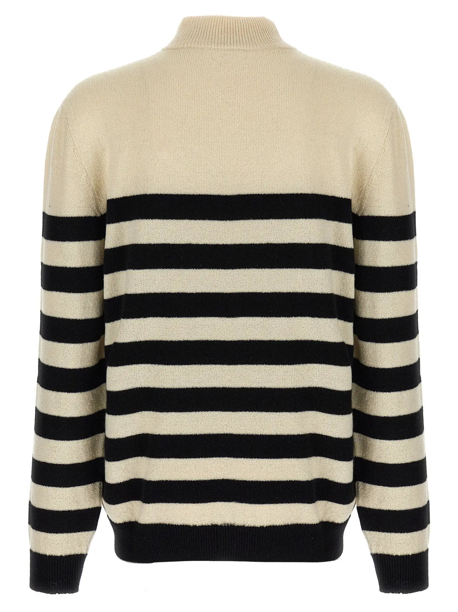 Balmain Bicolor Wool Cardigan