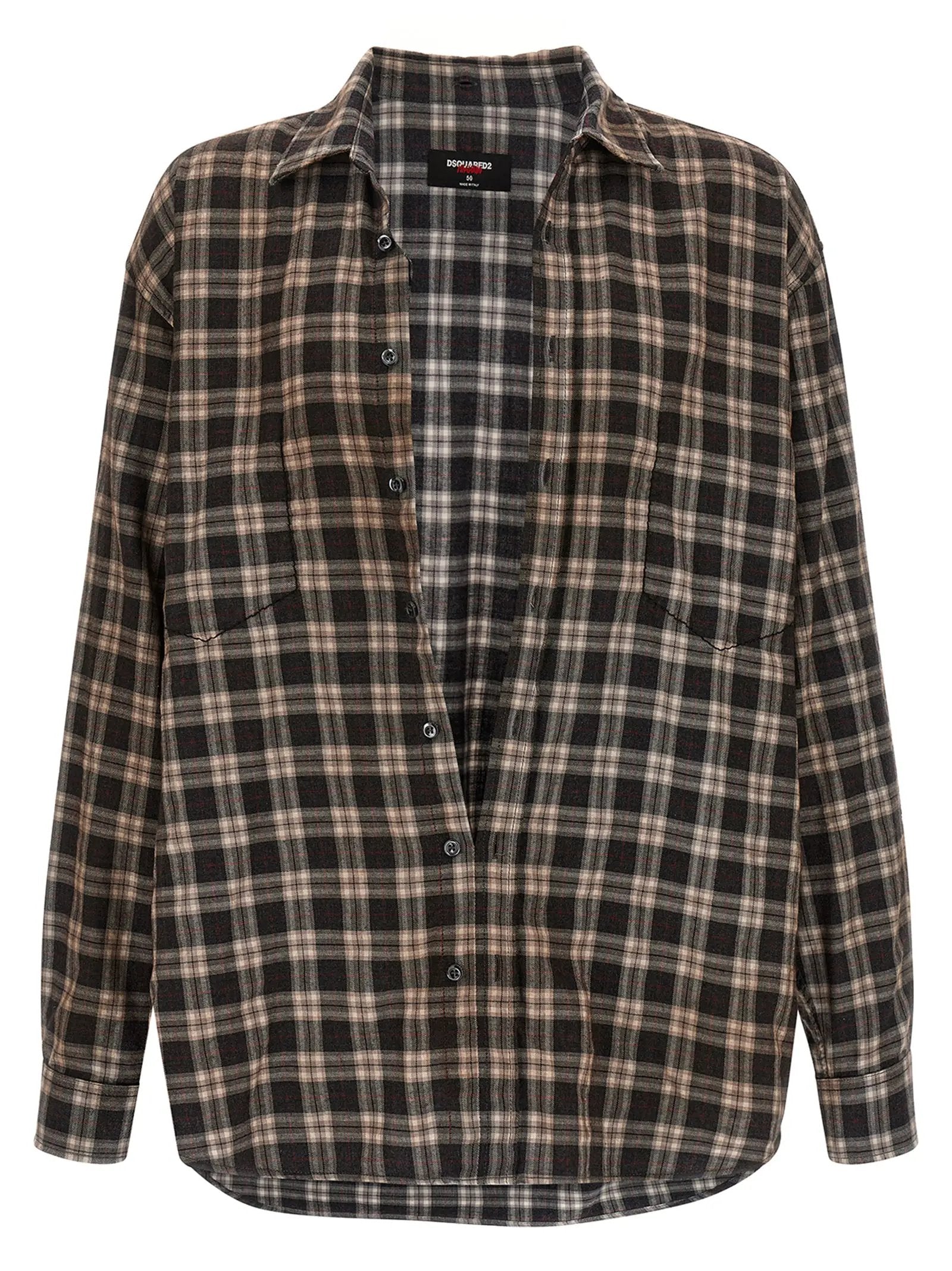 Dsquared² Multicolor Cotton Blouse