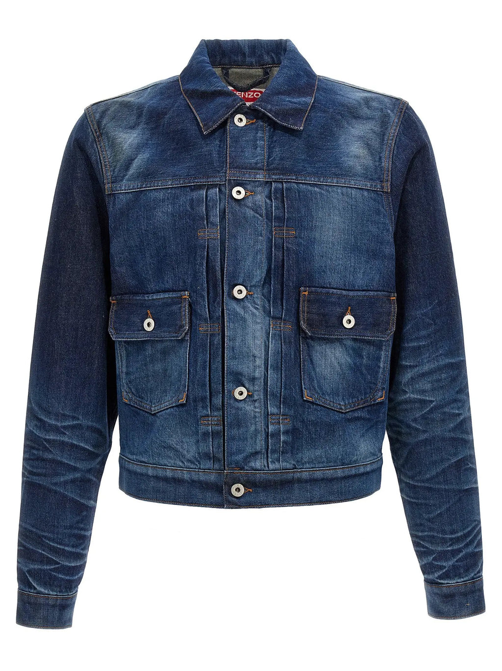 Kenzo Blue Cotton Denim Jacket