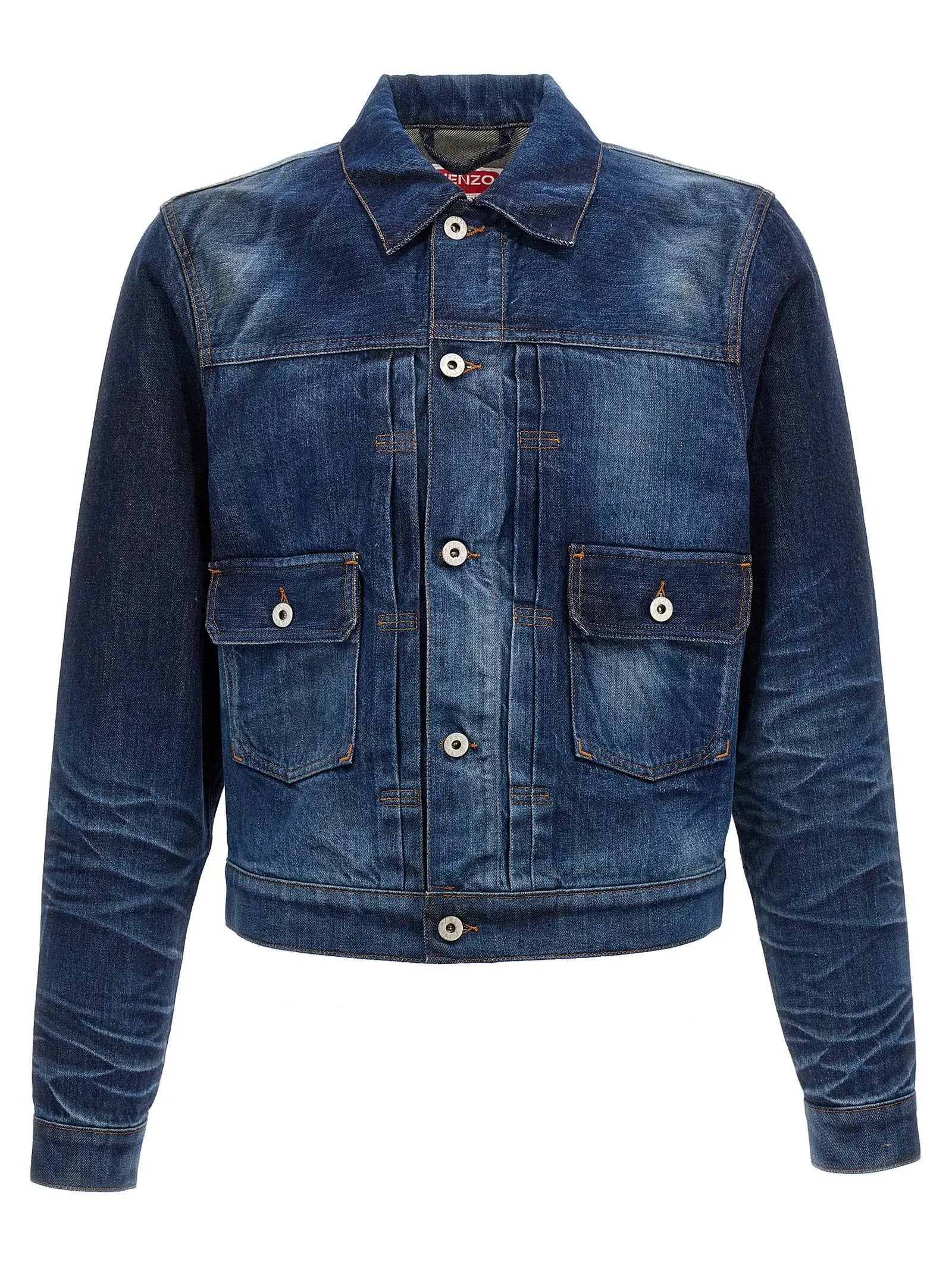 Kenzo Blue Cotton Denim Jacket