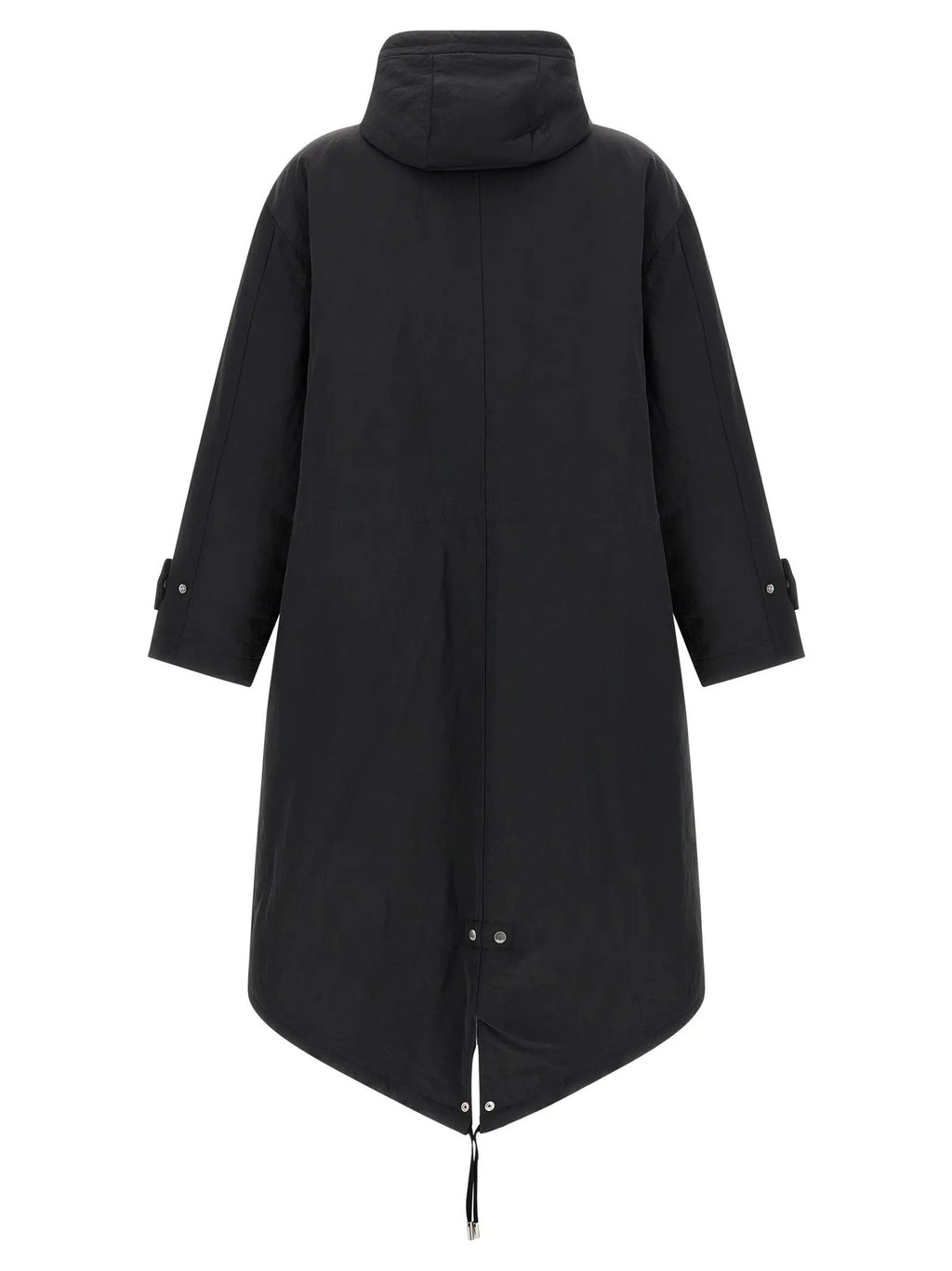 Ami Paris Gray Polyamide Parka
