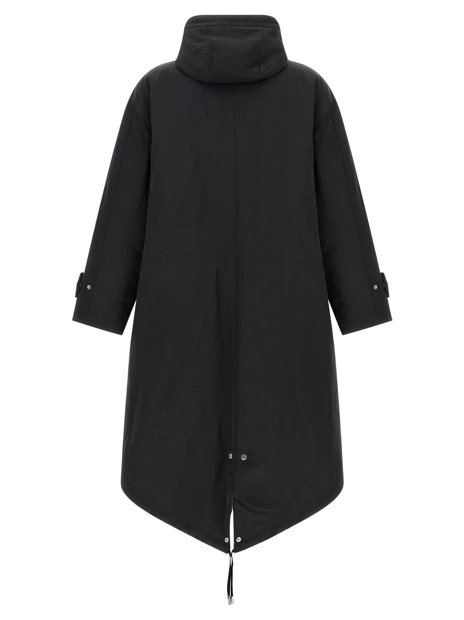 Ami Paris Gray Polyamide Parka