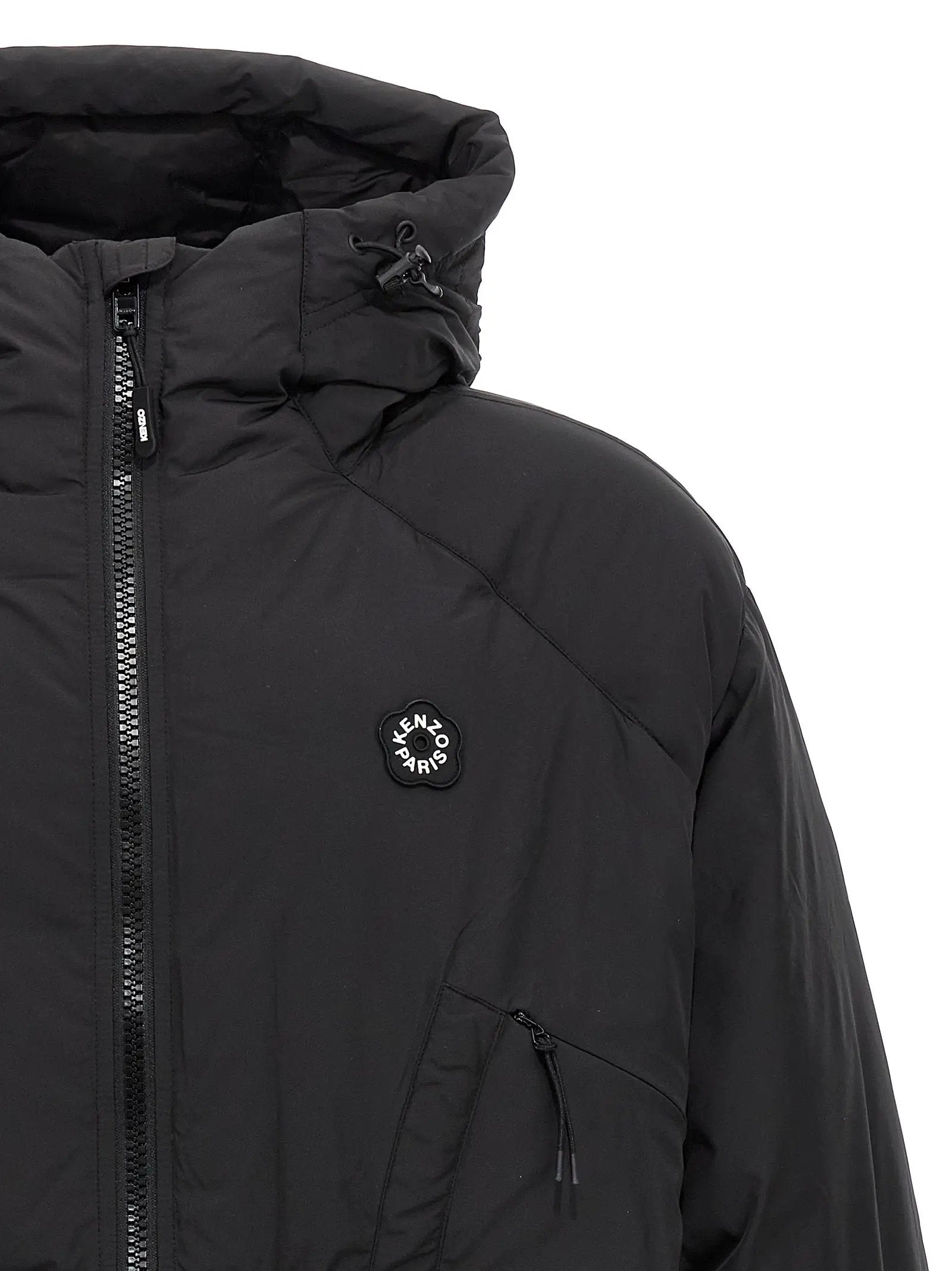 Kenzo Black Polyester Shell Jacket