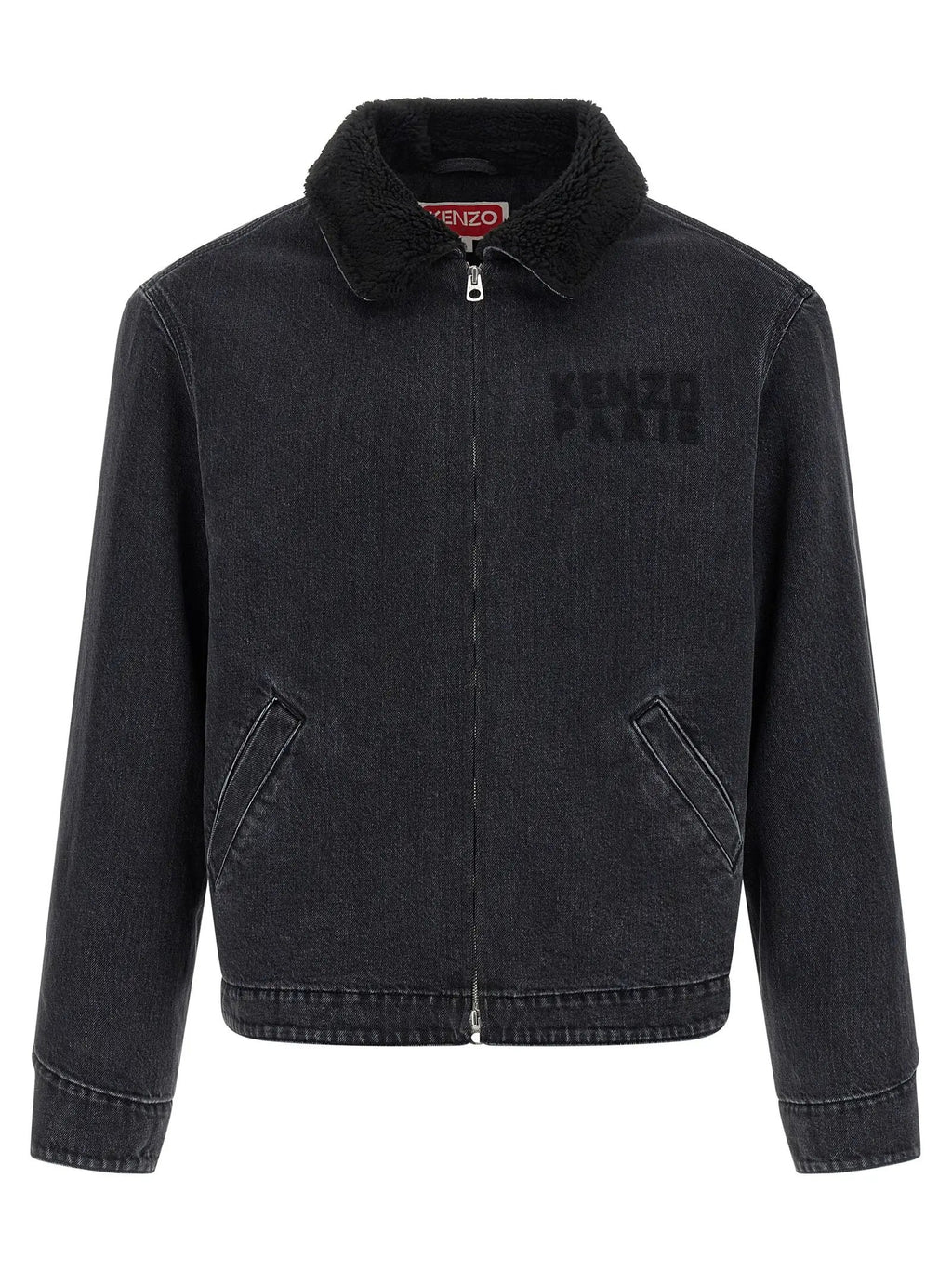 Kenzo Black Cotton Denim Jacket
