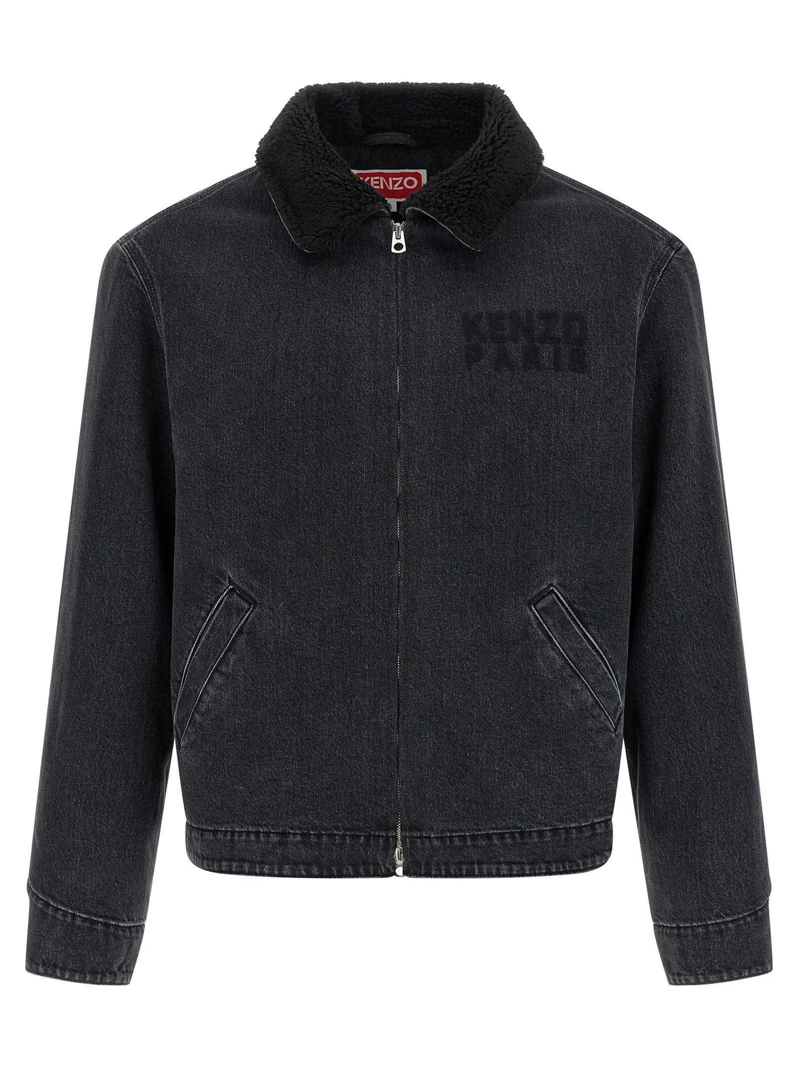Kenzo Black Cotton Denim Jacket