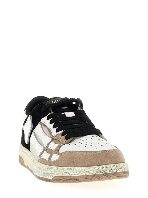 Baskets basses Amiri en cuir de vachette multicolore
