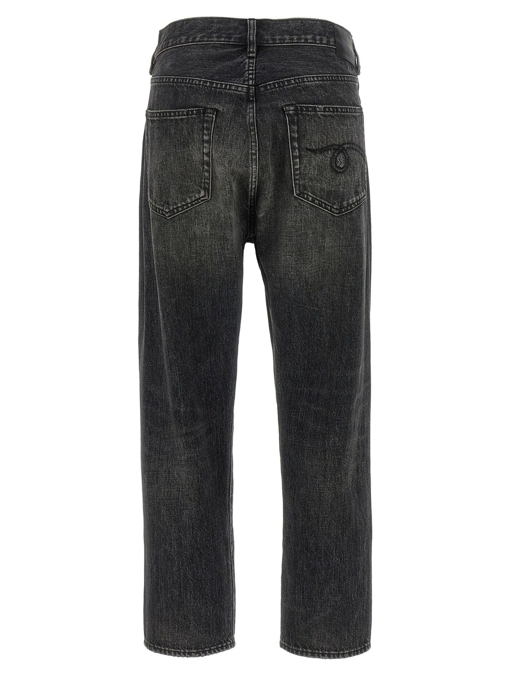 R13 Black Cotton Jeans Denim