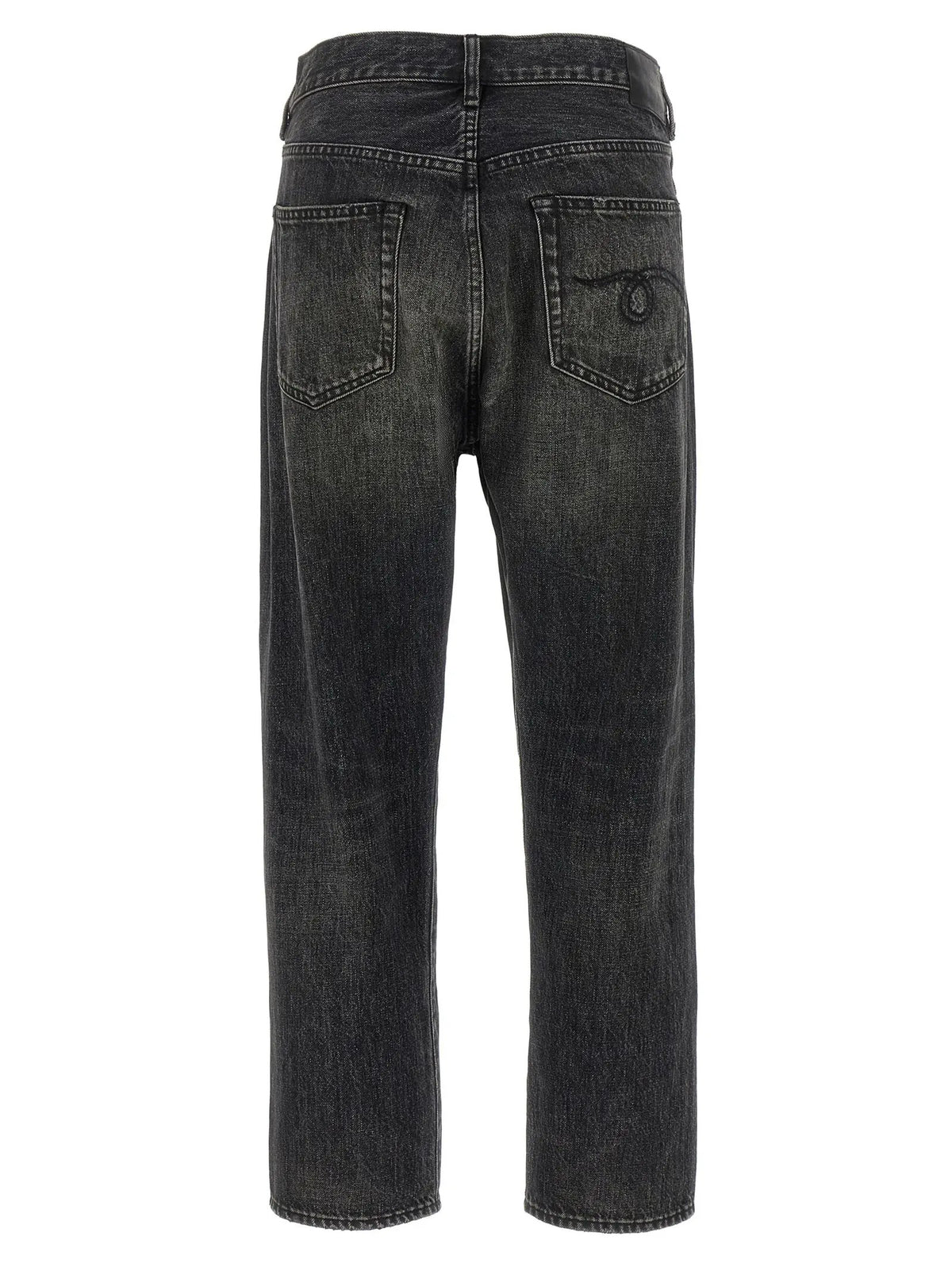 R13 Black Cotton Jeans Denim
