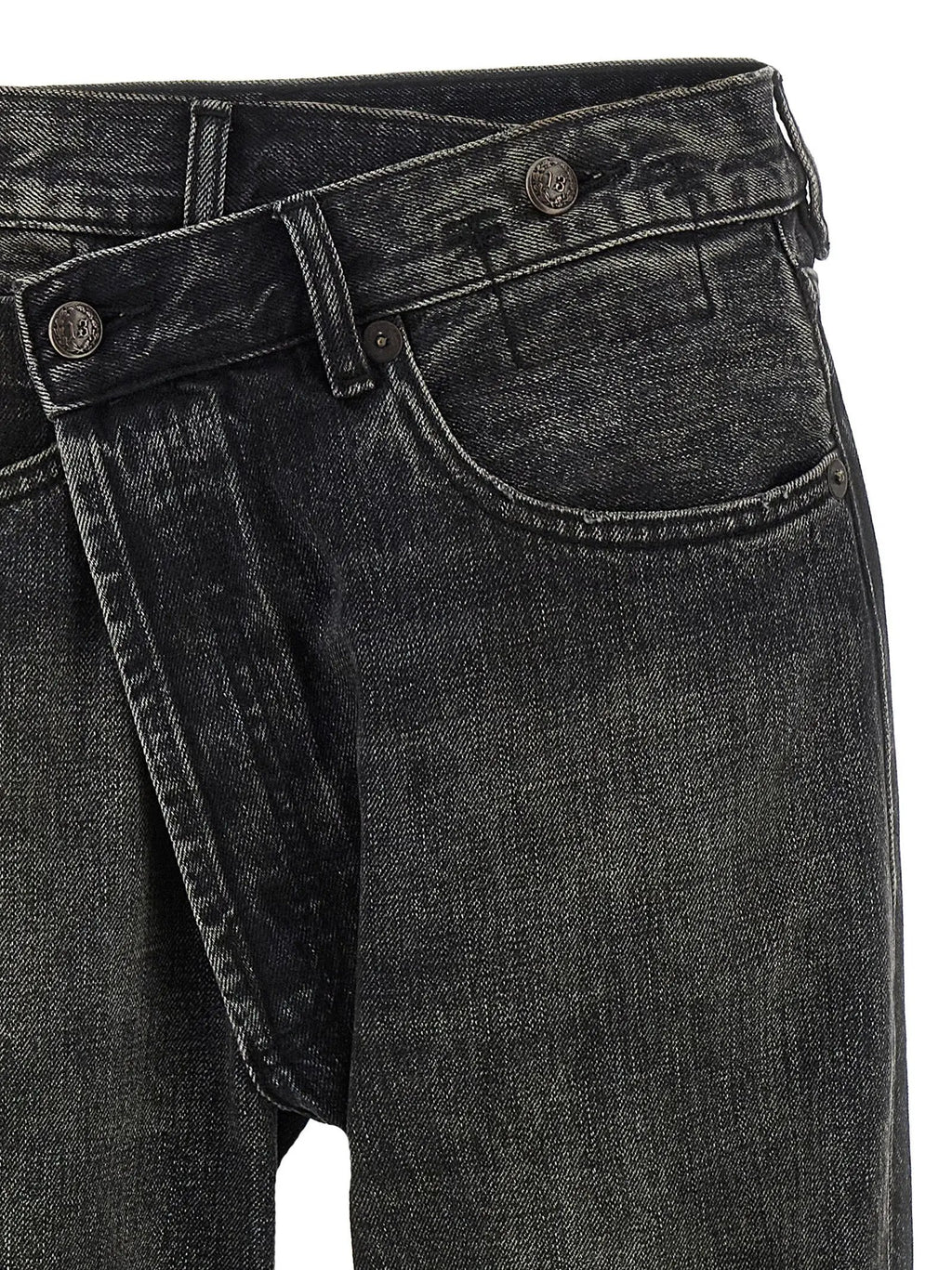 R13 Black Cotton Jeans Denim