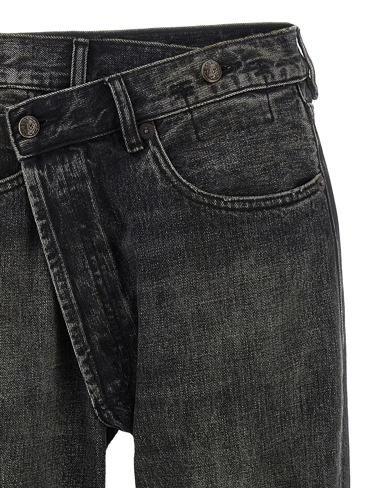 R13 Black Cotton Jeans Denim