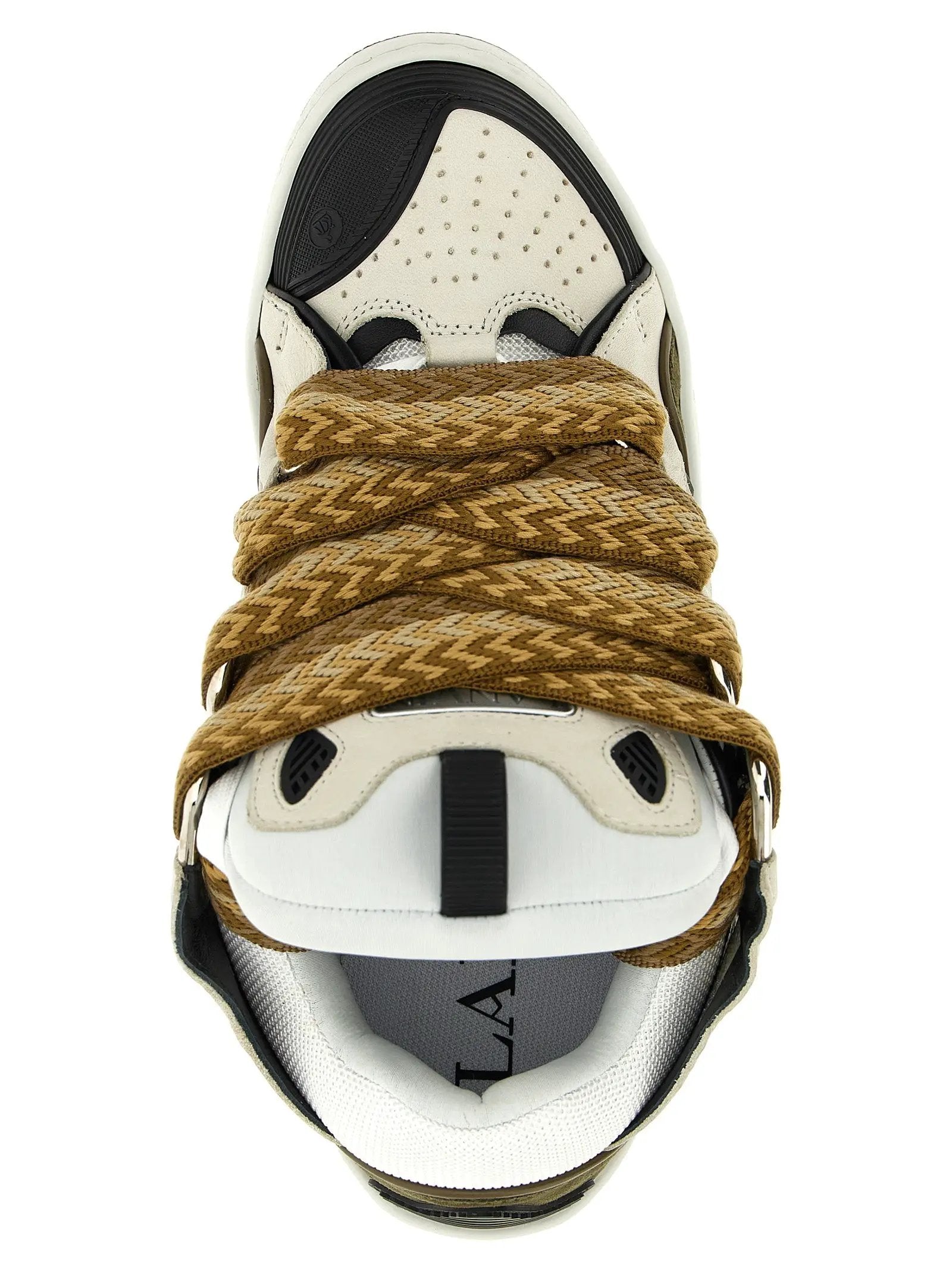 Lanvin Multicolor Calf Leather Bos Taurus Chunky Sneakers