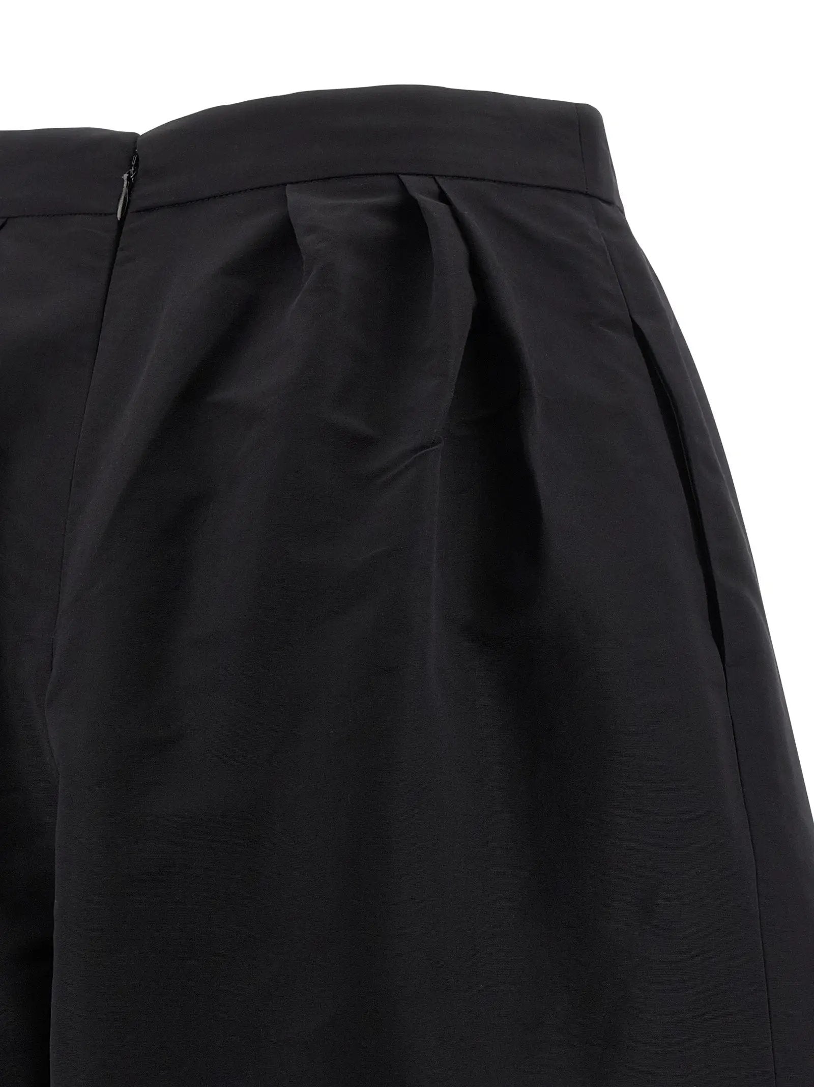 Carolina Herrera Black Silk Casual Pants