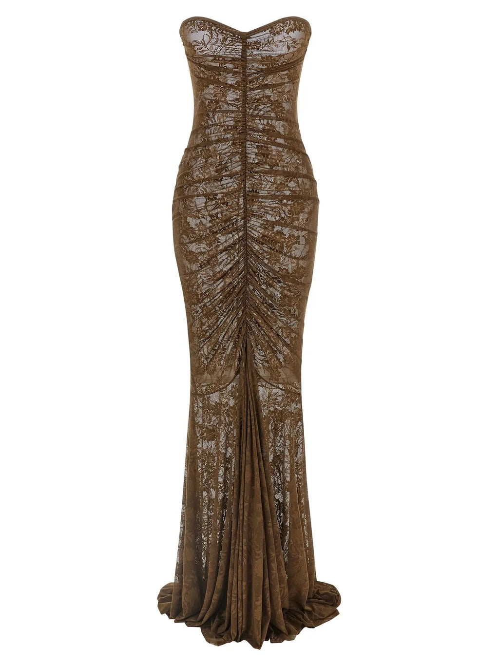 Norma Kamali Bicolor Polyamide Long Dress