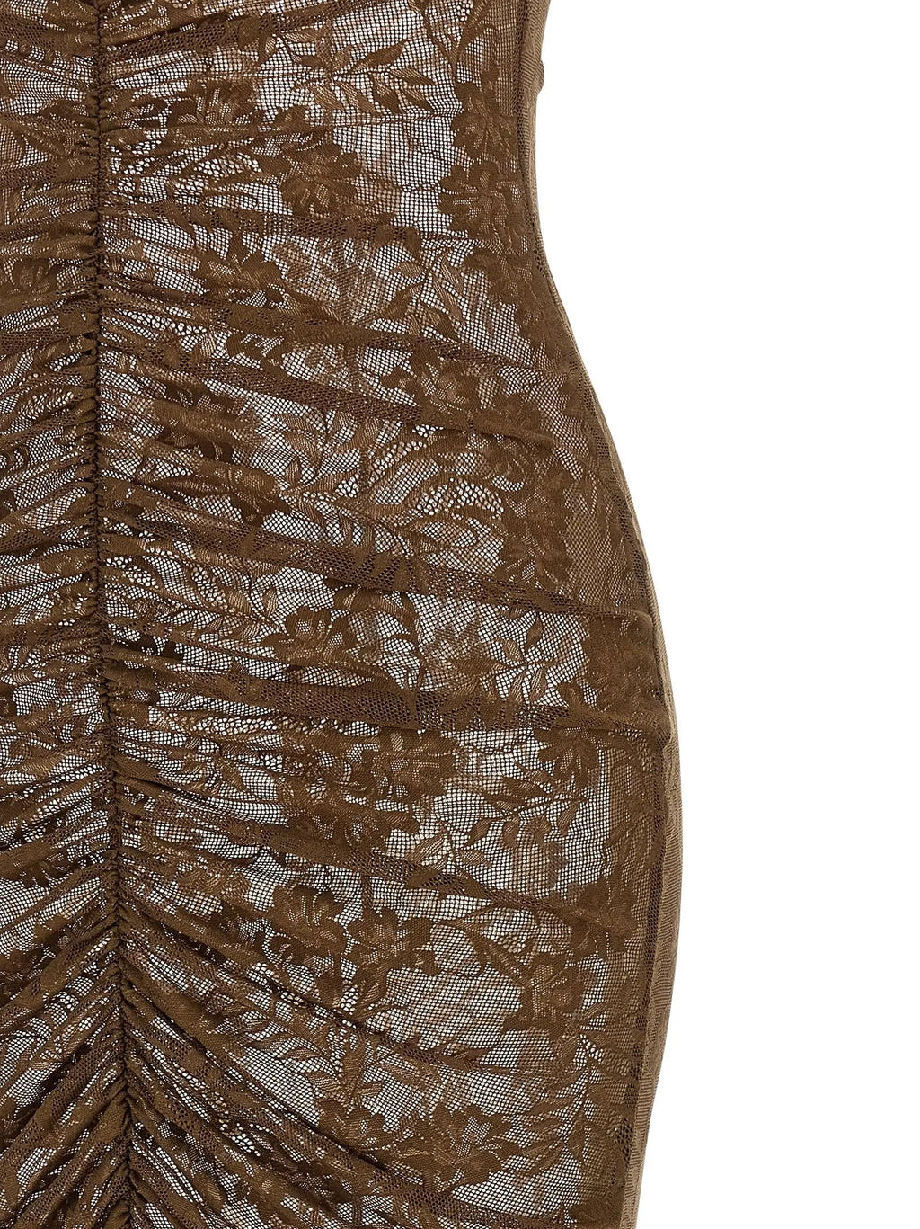 Norma Kamali Bicolor Polyamide Long Dress