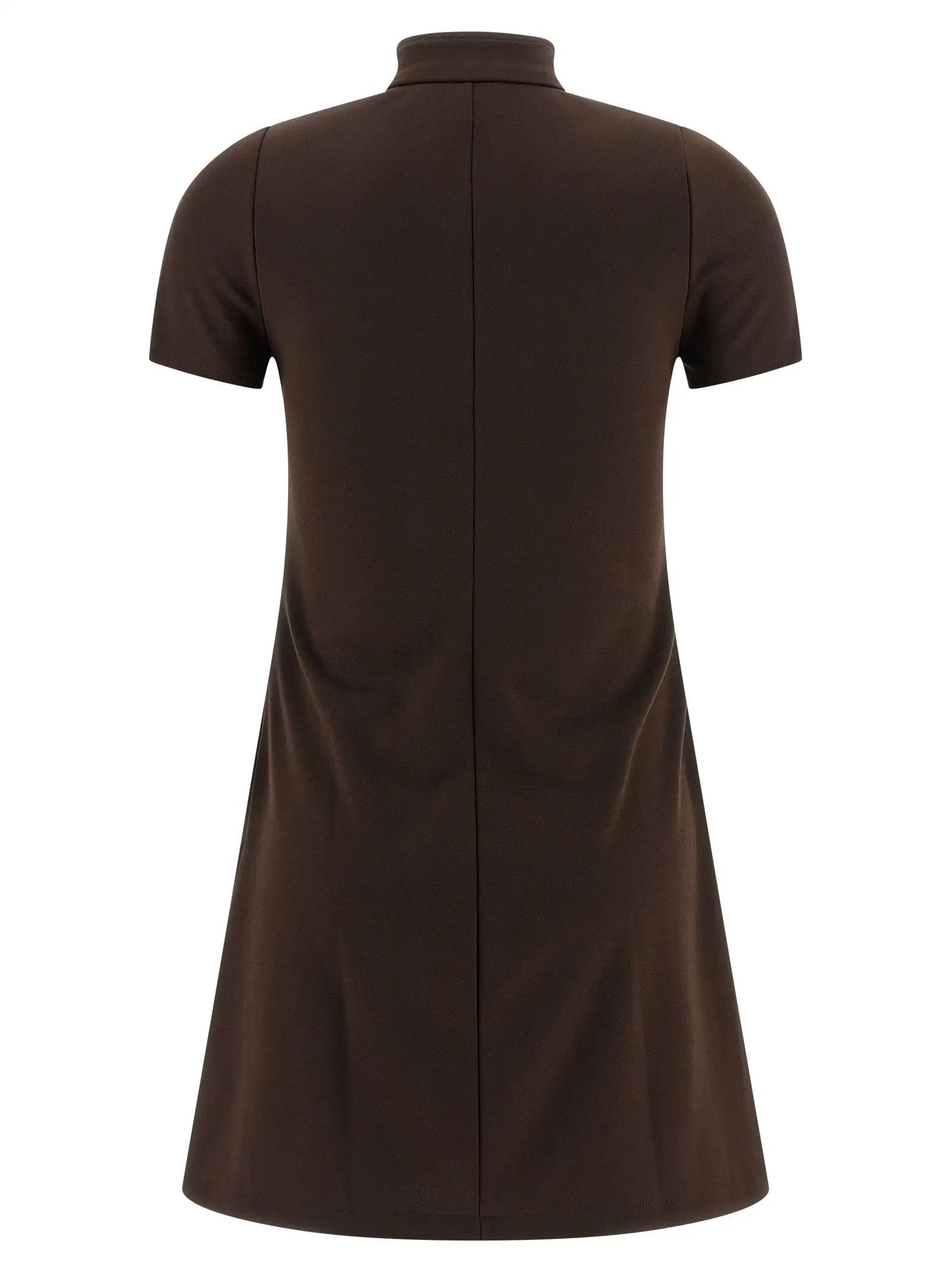 Courrèges Brown Polyester Short Dress