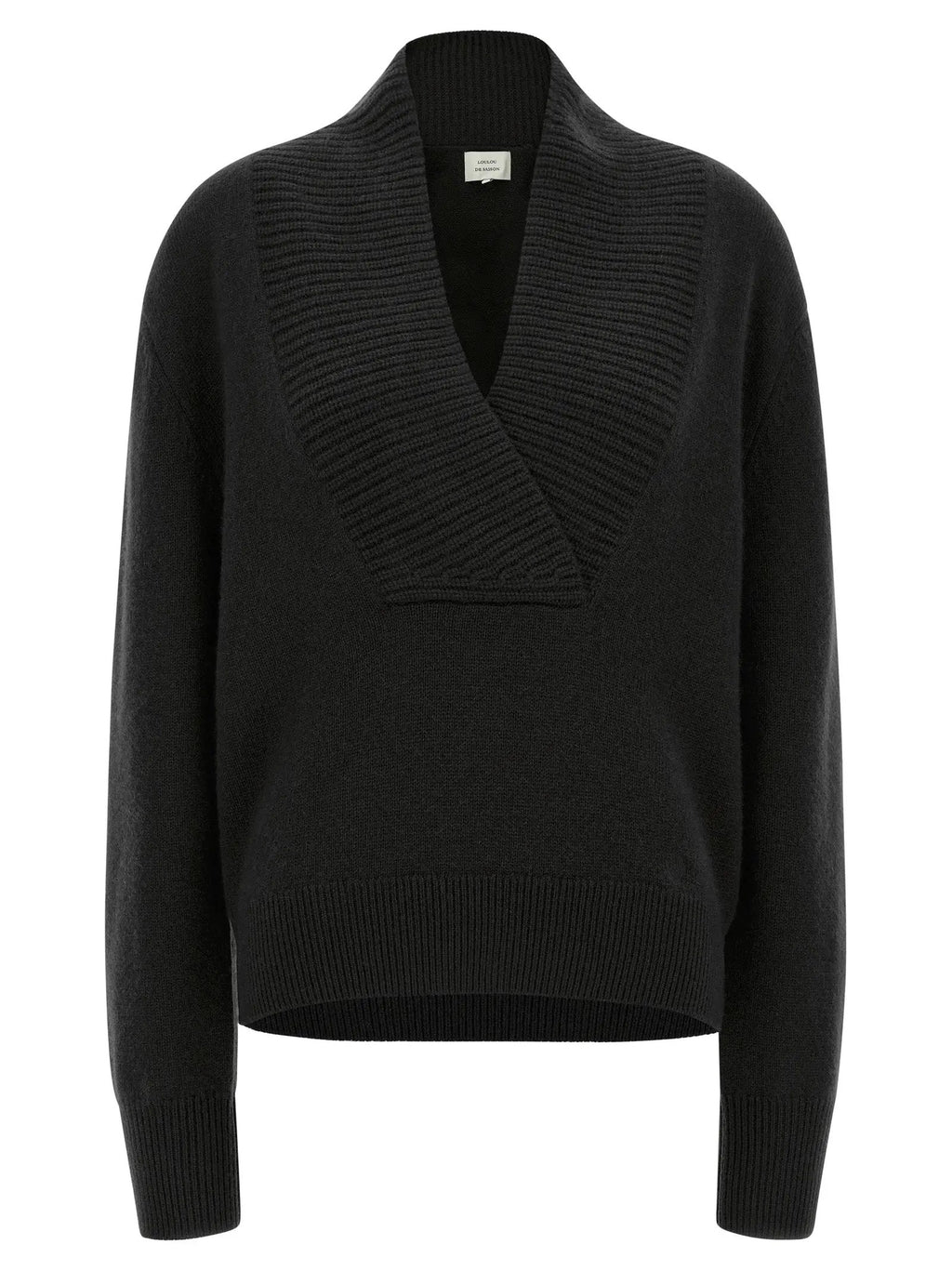 Loulou De Saison Black Cashmere Cardigan