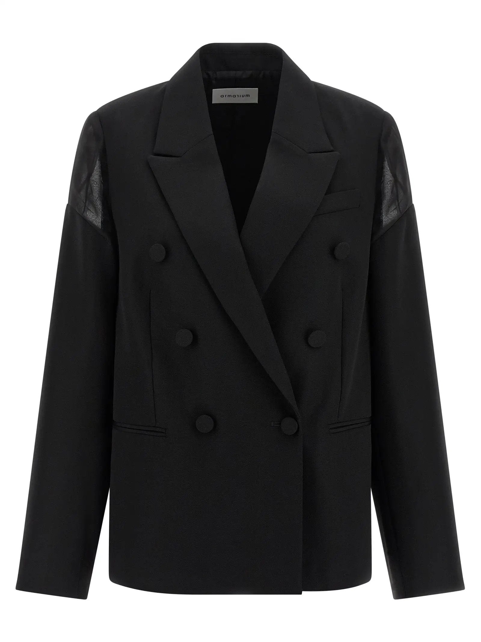 Armarium Black Virgin Wool Blazer
