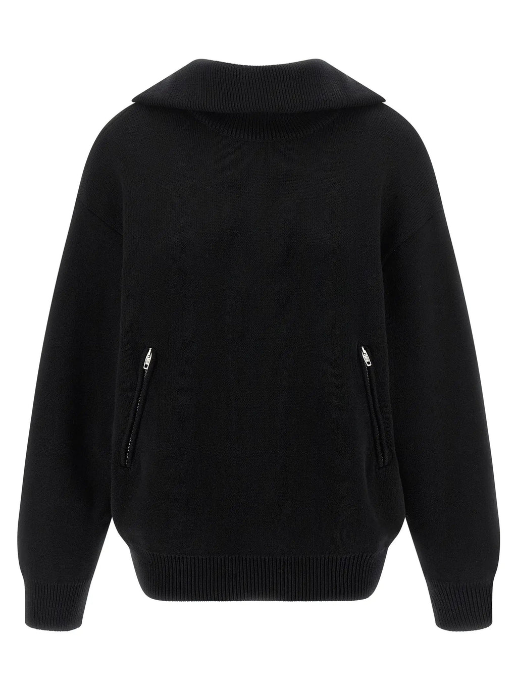 Balenciaga Black Cotton Cardigan