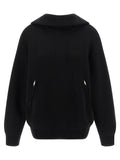 Balenciaga Black Cotton Cardigan