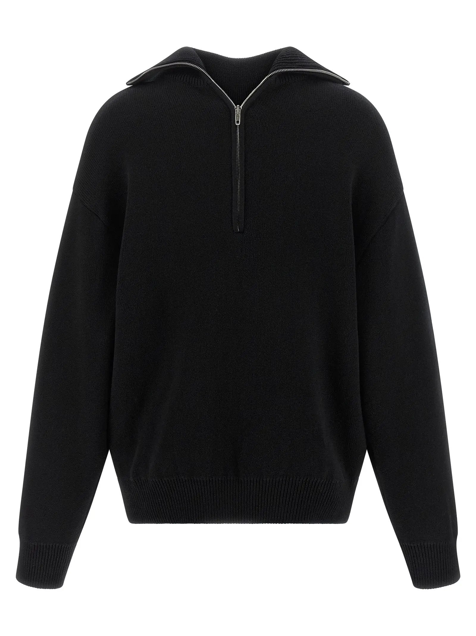 Balenciaga Black Cotton Cardigan
