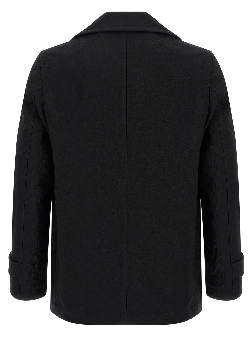 Comme Des Garçons Black Polyester Coat
