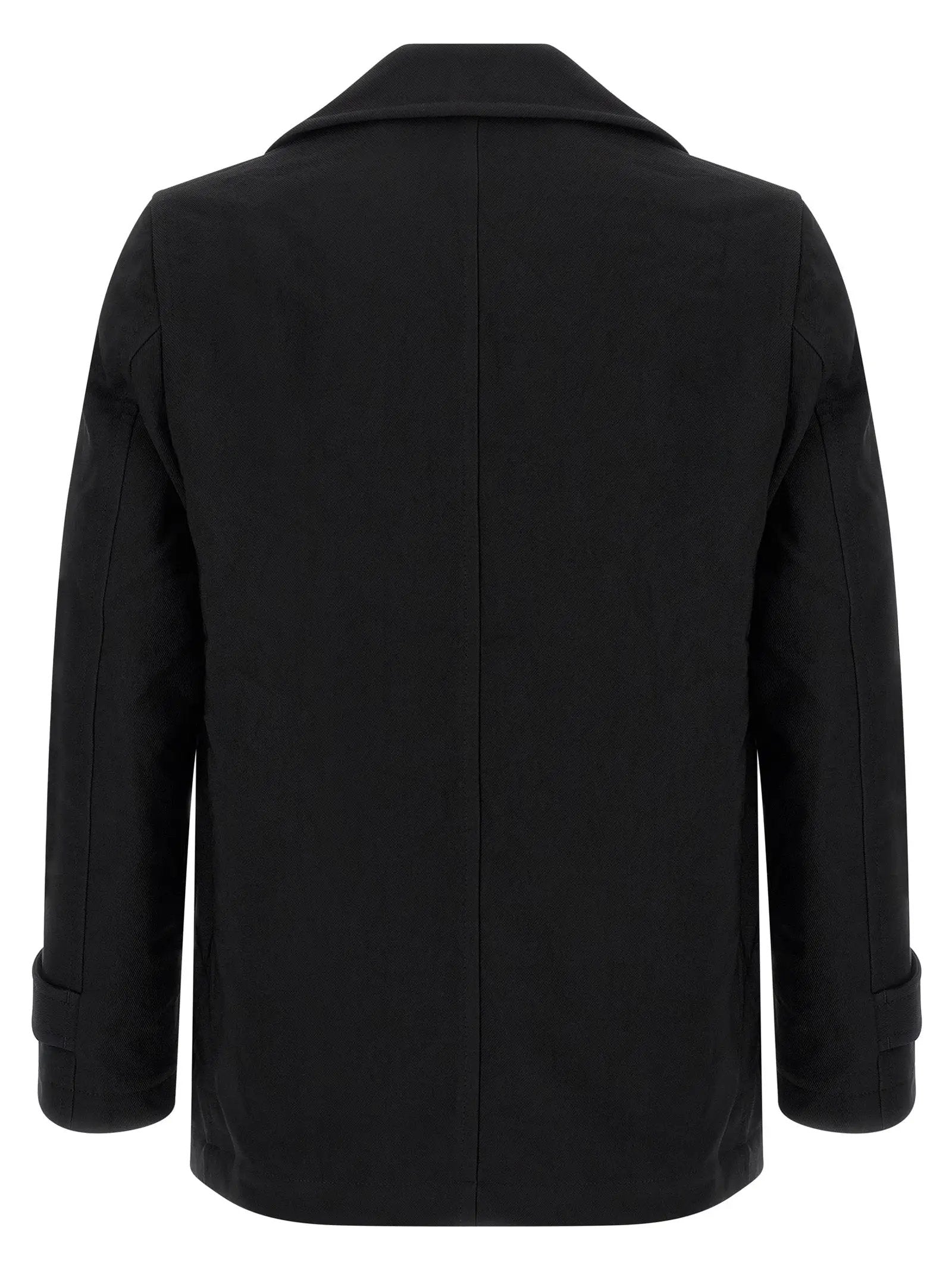Comme Des Garçons Black Polyester Coat
