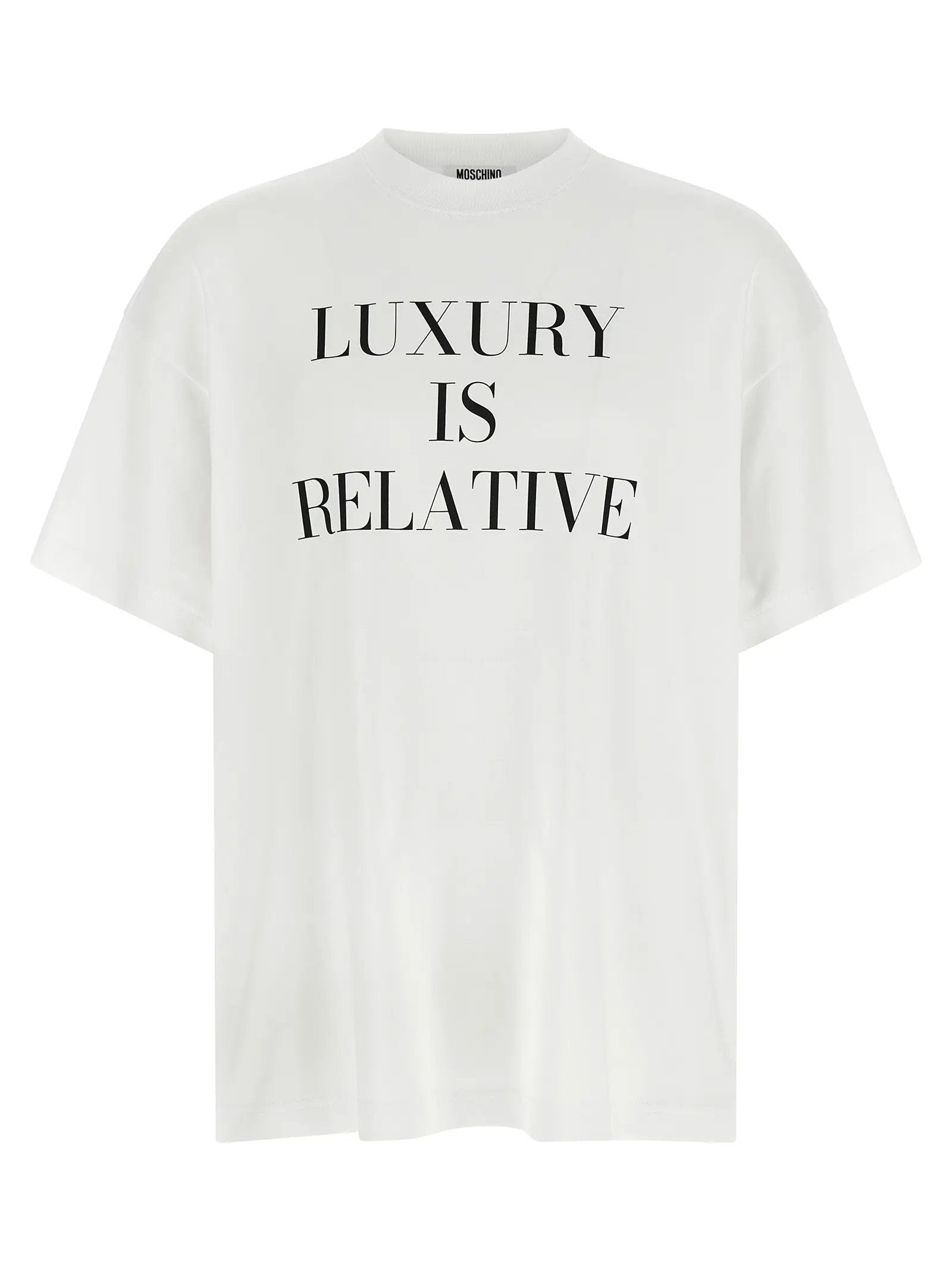 Moschino White Cotton T-Shirt