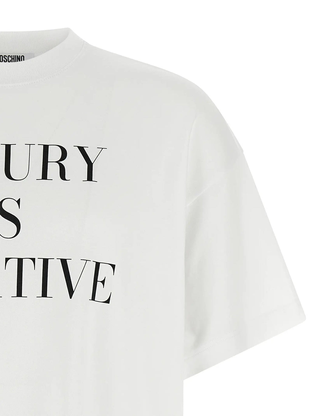 Moschino White Cotton T-Shirt