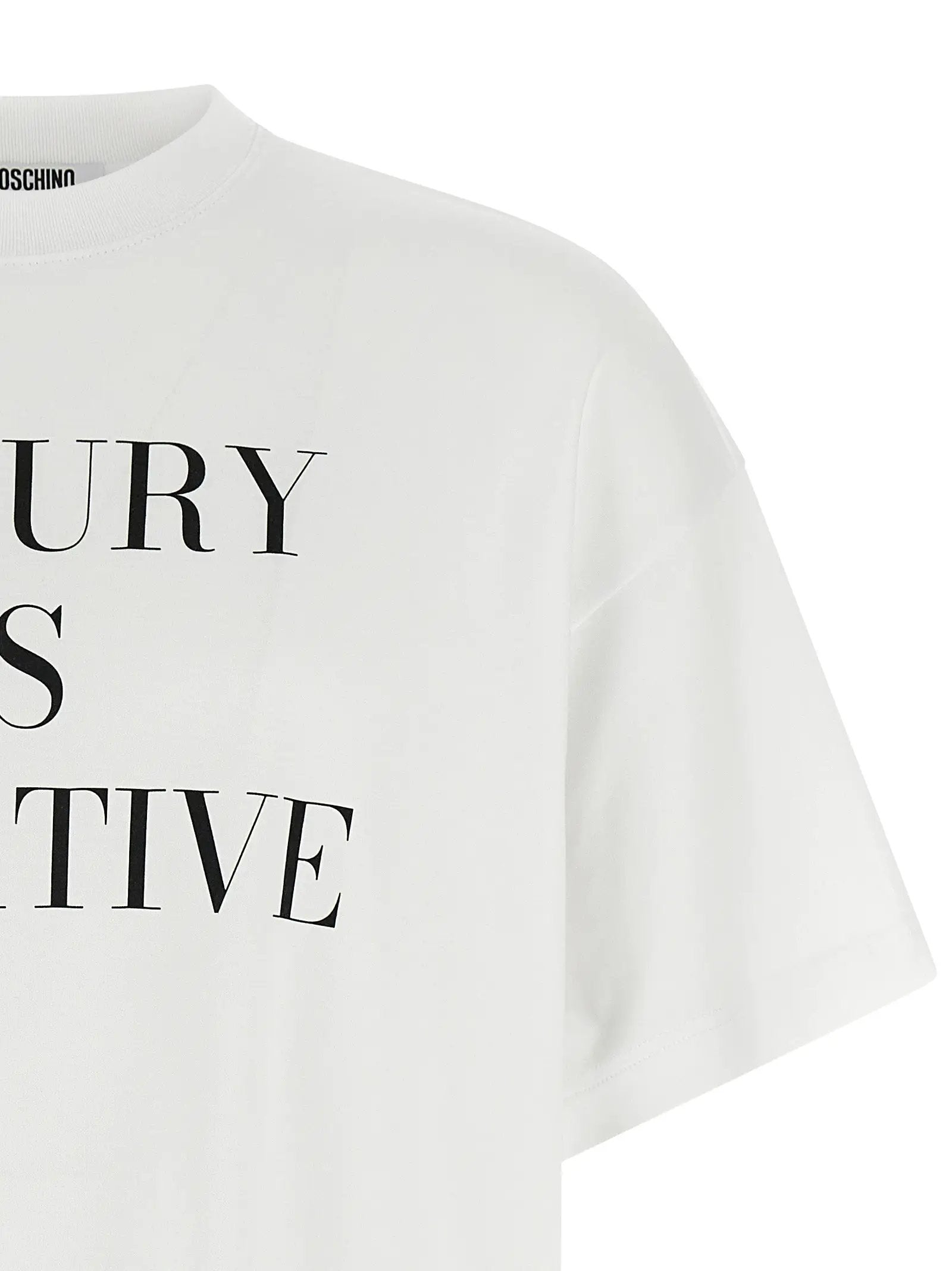 Moschino White Cotton T-Shirt