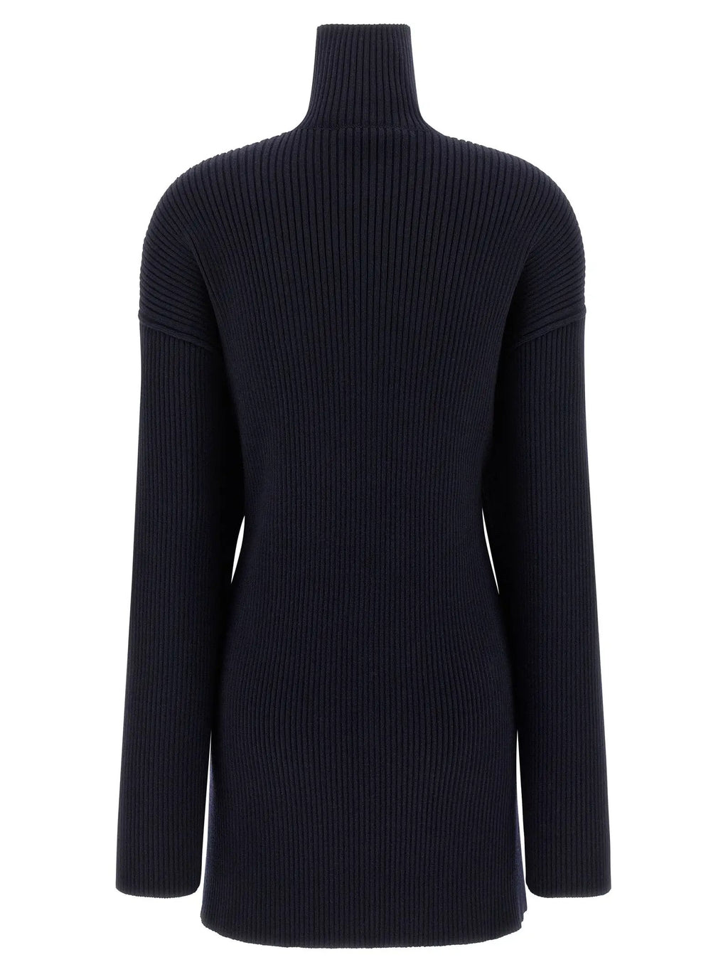 Balenciaga Blue Wool Short Dress